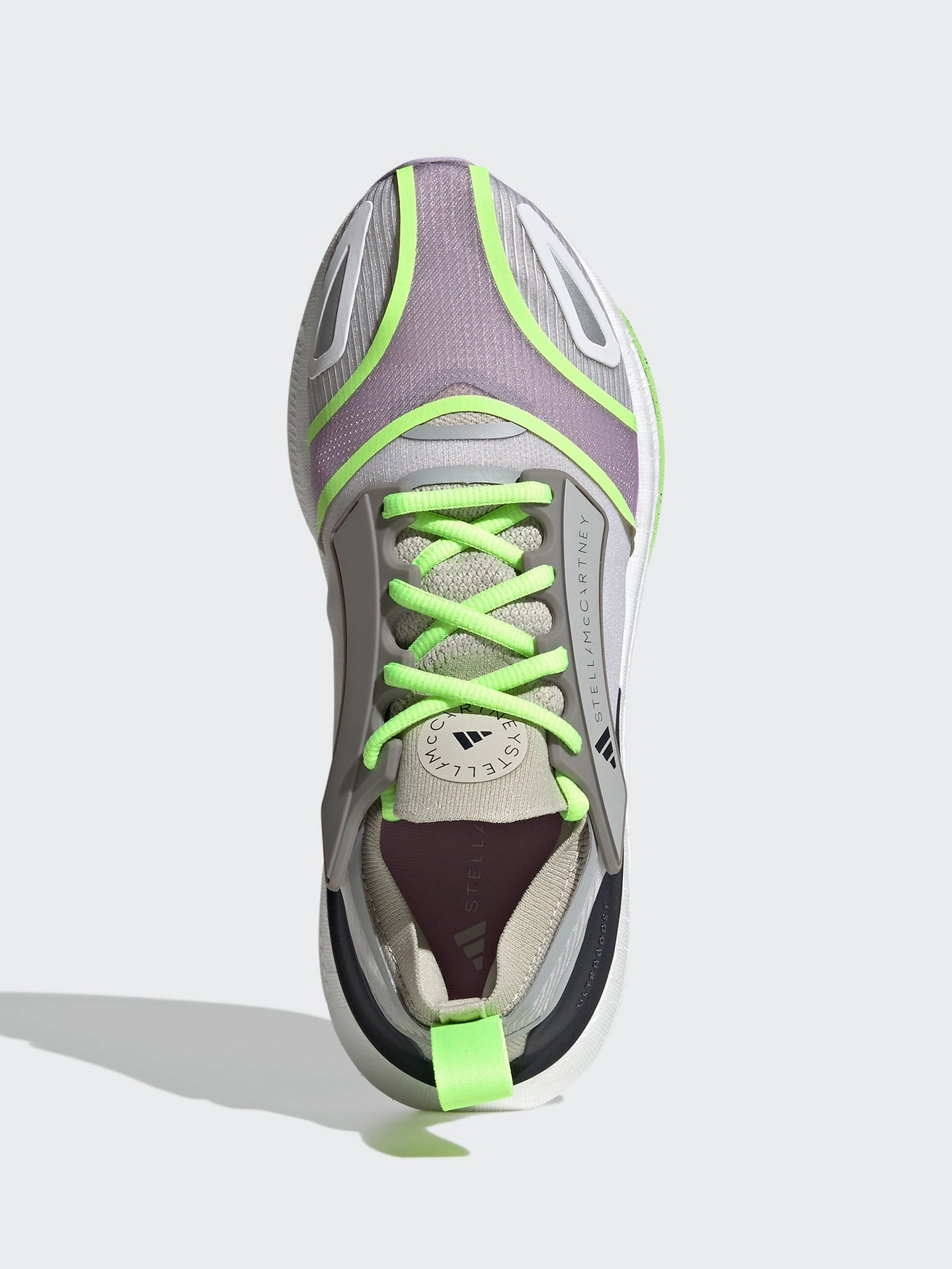 aSMC Ultraboost 23 lower footprint - gobi/semi flash green/purple glow Running Shoes Adidas Adizero Adios 9