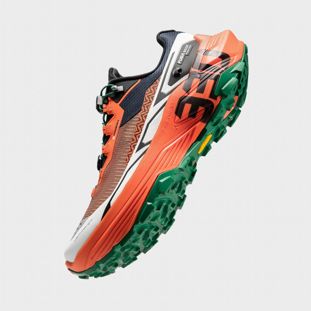 Running Shoes Size 3 Kailas FUGA EX330 Trail Running Shoes Women's FUGA Orange/Original/Navy Blue