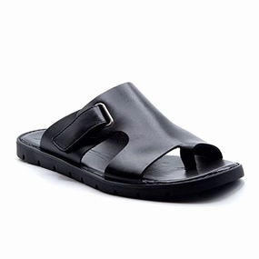 Sandals Ugg Men's 69213 Leather Slip On Peasant Toe Loop Roman Flip Flop Dress Sandals
