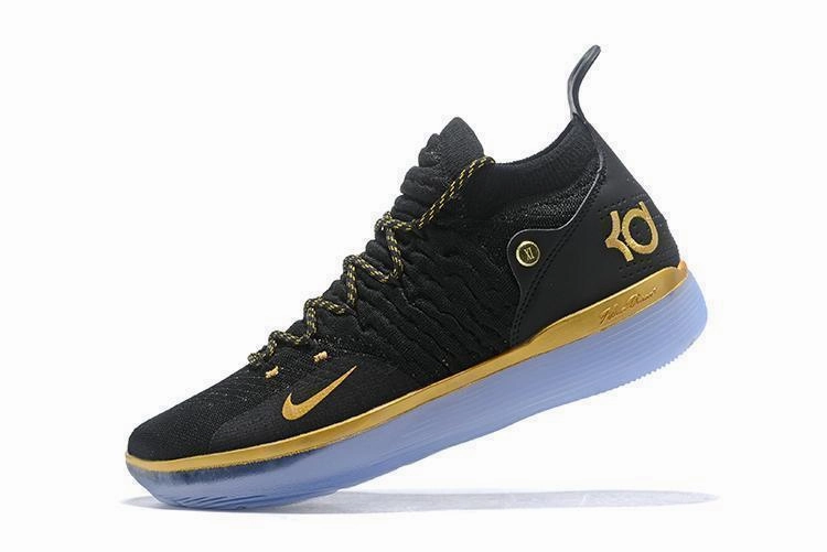 Nike Zoom KD11 Black Gold Men Shoes Sneaker Sale Size US 7-12 Asics Woven Shoes