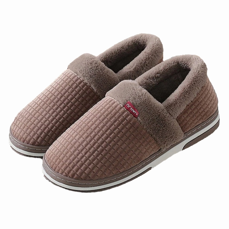 Bear Foot Slippers Cuzcare Men Colorful Home Fur Slippers Winter Shoes