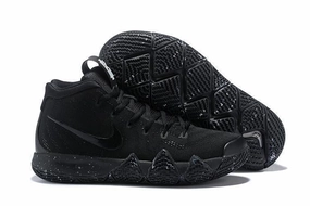 Asics Youth Shoes Nike Kyrie 4 All Black Men Basketball Shoes Sale Size US 7-12