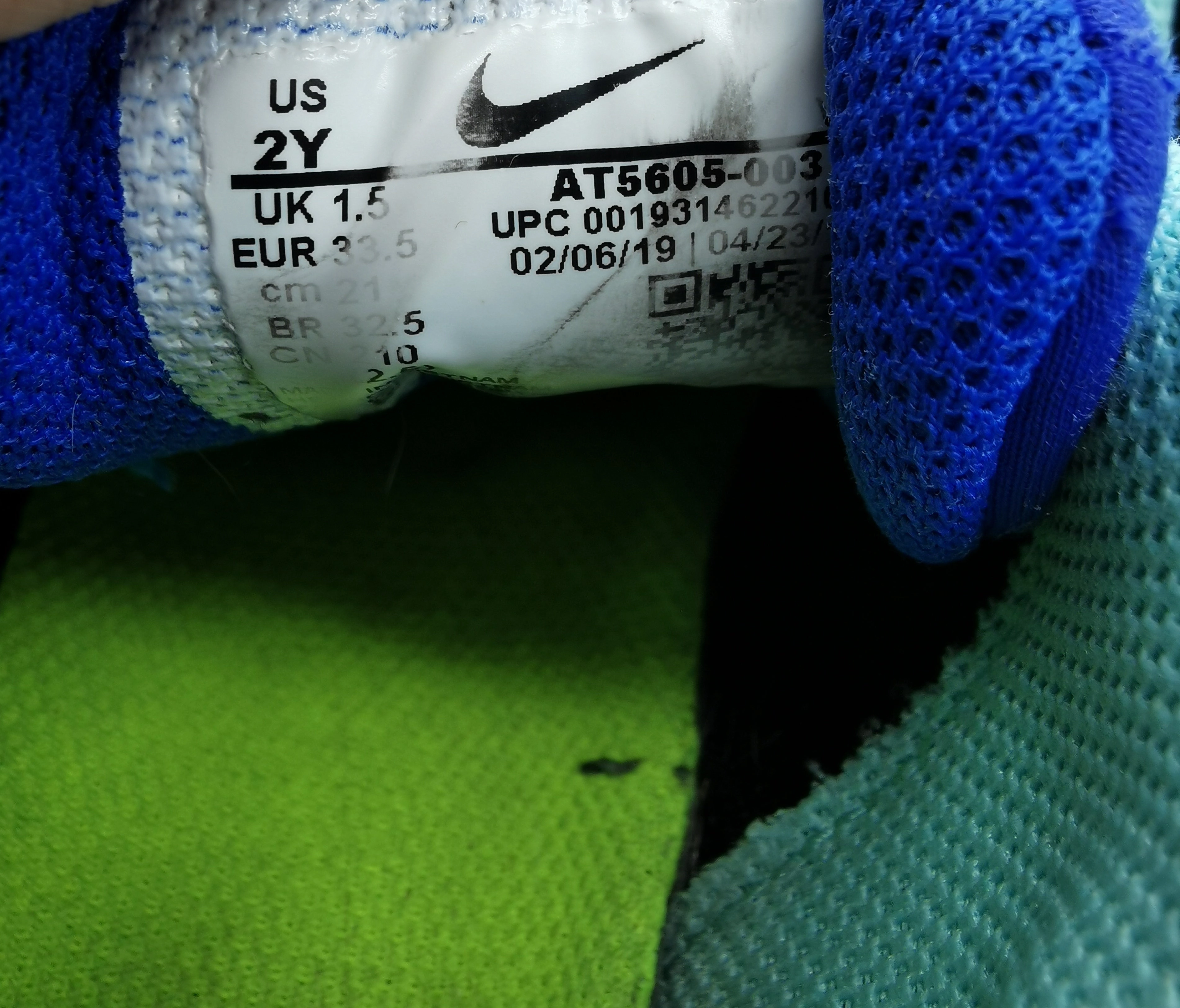 Asics Gel Advantage Walking Shoes BOY SIZE 2 YOUTH - NIKE, Running Shoes, Stretch Laces VGUC B2