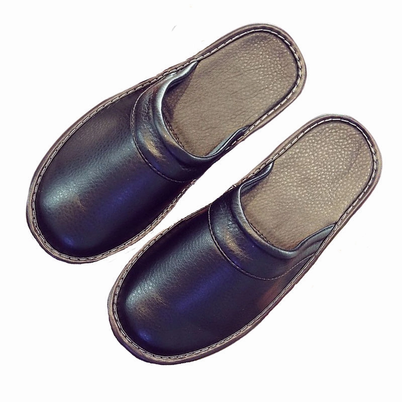 Purse Shoes Flats Groovywish Leather Flat Men Slippers Light Odorless Leisure Shoes