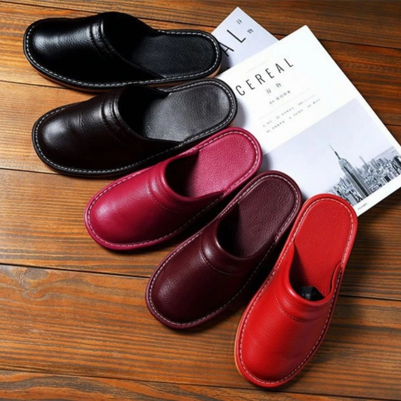 Shoes With Arch Support Groovywish Leather Flat Men Slippers Light Odorless Leisure Shoes