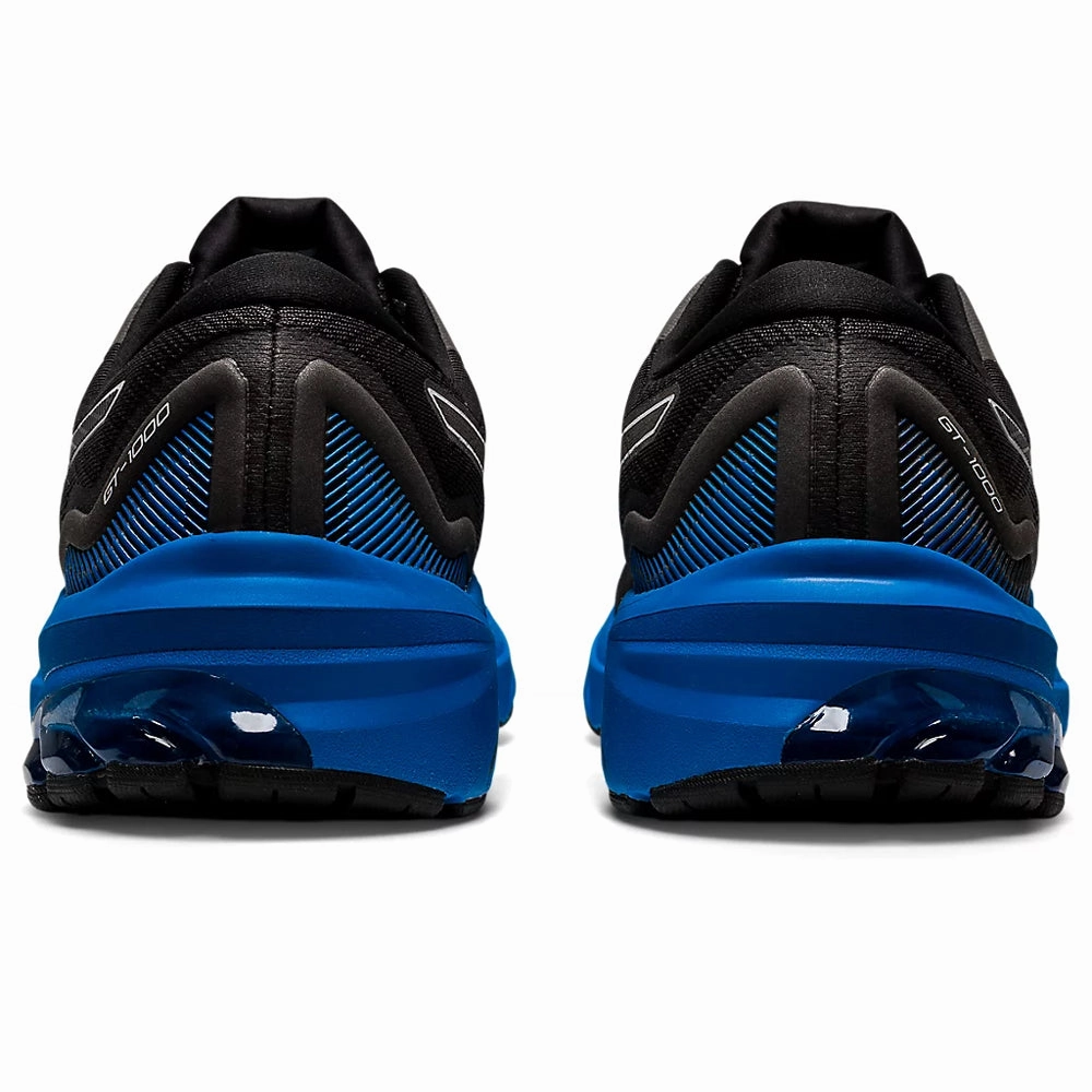 Asics Gel-excite Trail Running Shoes ASICS GT-1000 11 (M) - BLACK/ELECTRIC BLUE RUNNING SHOES