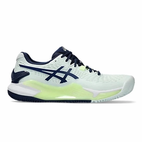 ASICS GEL RESOLUTION 9 CLAY (WOMEN'S) - PALE MINT/BLUE EXPANSE Asics Gel Tactic Shoes