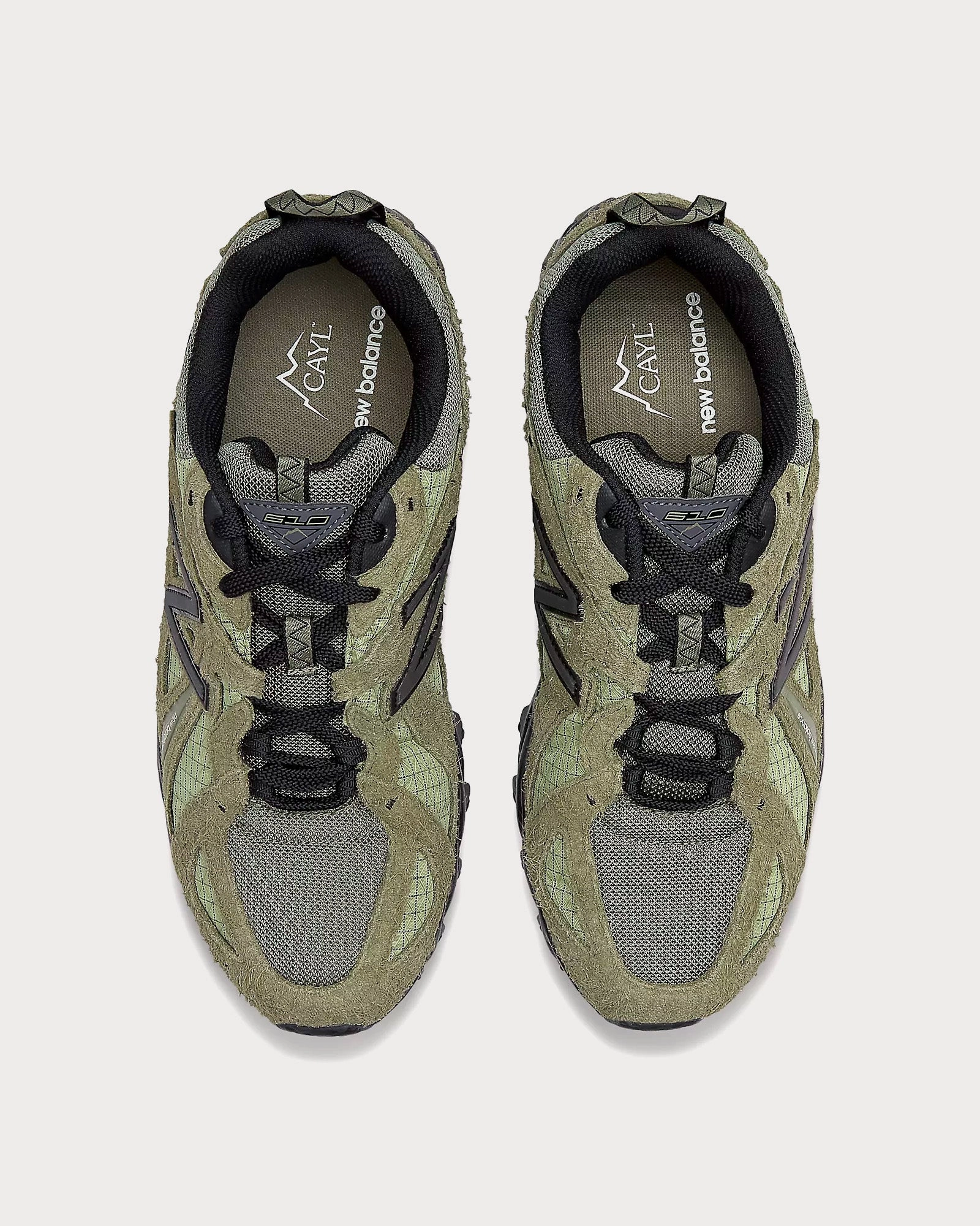 New Balance 990 Dark Grey 610T Covert Green / Tan / Black Low Top Sneakers