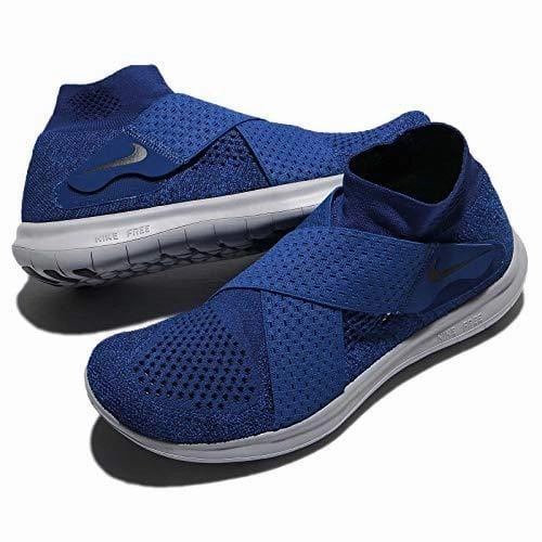 Nike Women's Free RN Motion FK 2017 Running Shoe (9 B(M) US, Binary Blue/Black-Obsidian) Asics Skate Shoes