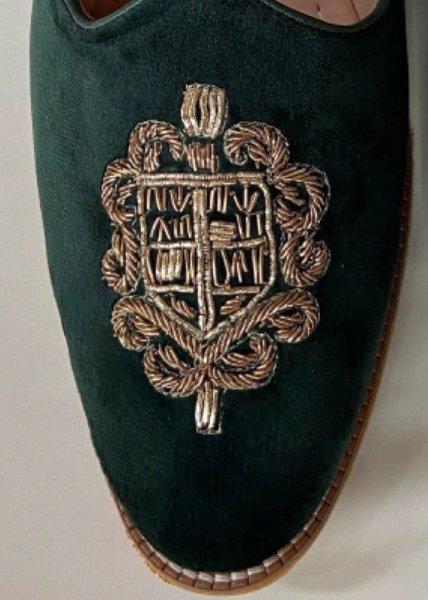 Miu Miu Leather Loafers BOTTLE GREEN HANDWORK LEATHER SUEDE FOR MEN