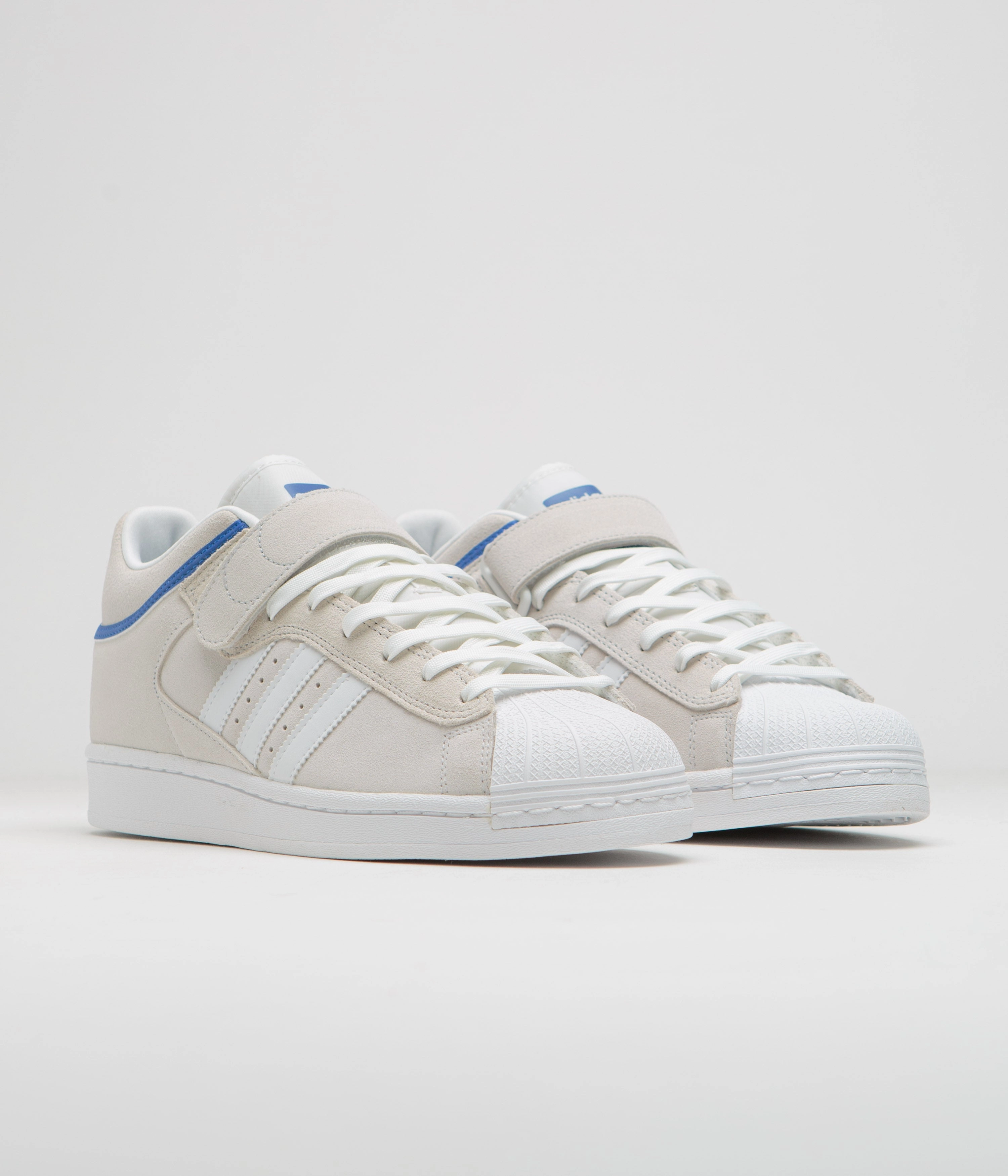 Adidas Shoes Torsion Adidas Pro Shell ADV Shoes - Crystal White / FTWR White / Team Royal Blue