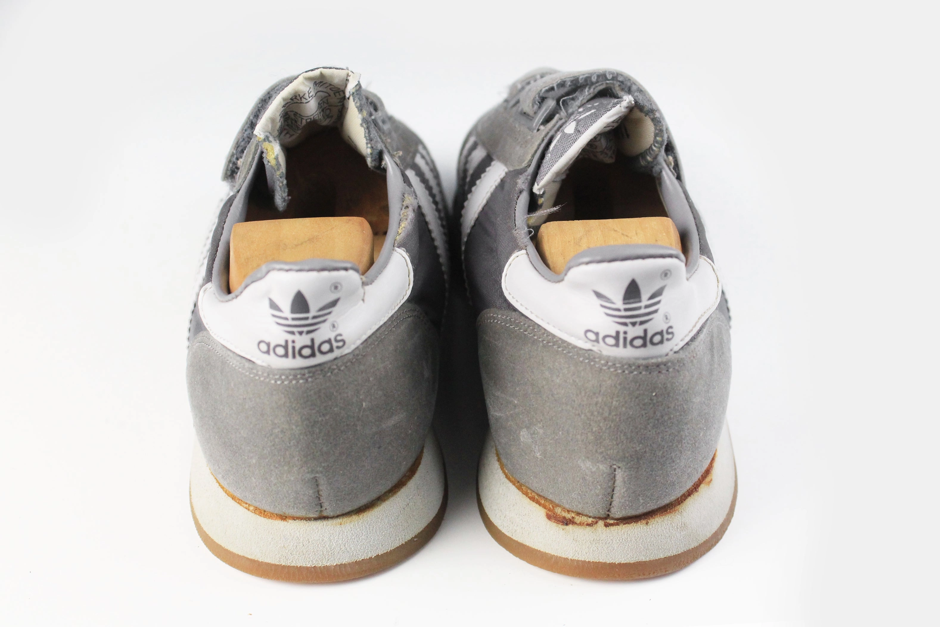 Adidas Ladies Trail Running Shoes Vintage Adidas Flip Velcro Sneakers Women's US 7.5