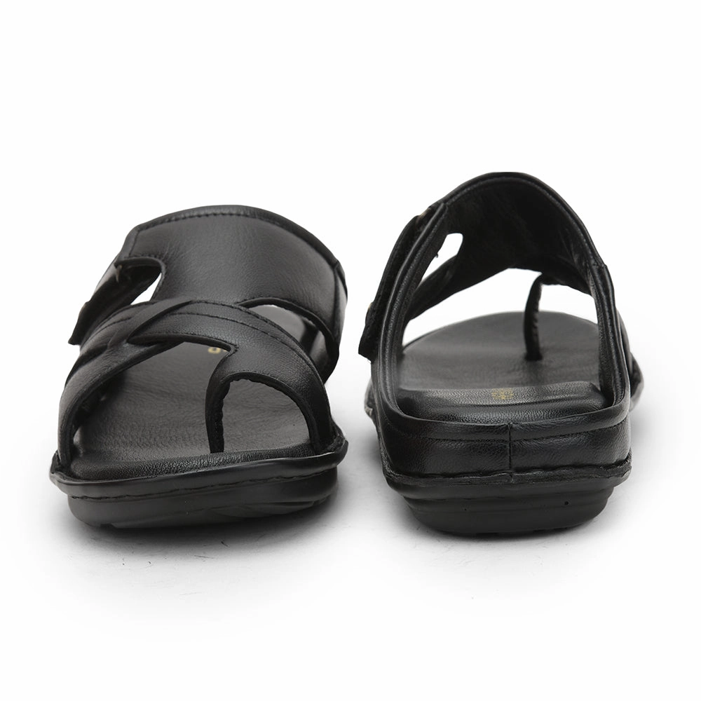 Best Travel Slippers For Airplane Healers Formal Thong For Men (Black) ER-52 By Liberty