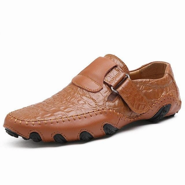 Shoes - Luxury Genuine Leather Men's Casual Loafers Ortho Loafers