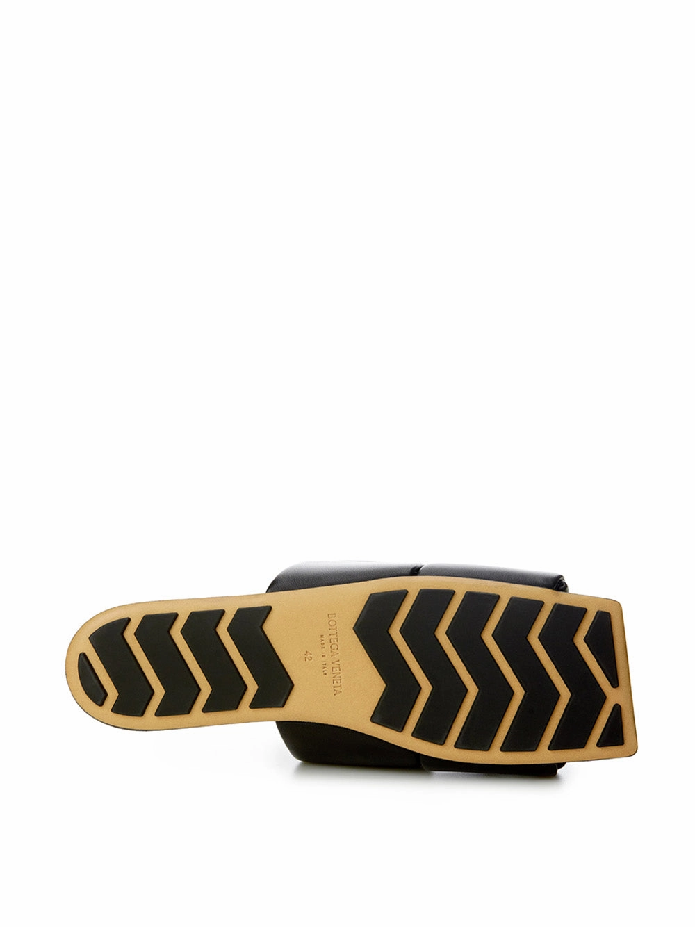 Bottega Veneta Elegant Black Leather Maxi Intreccio Mule Comfort Flat Dress Shoes