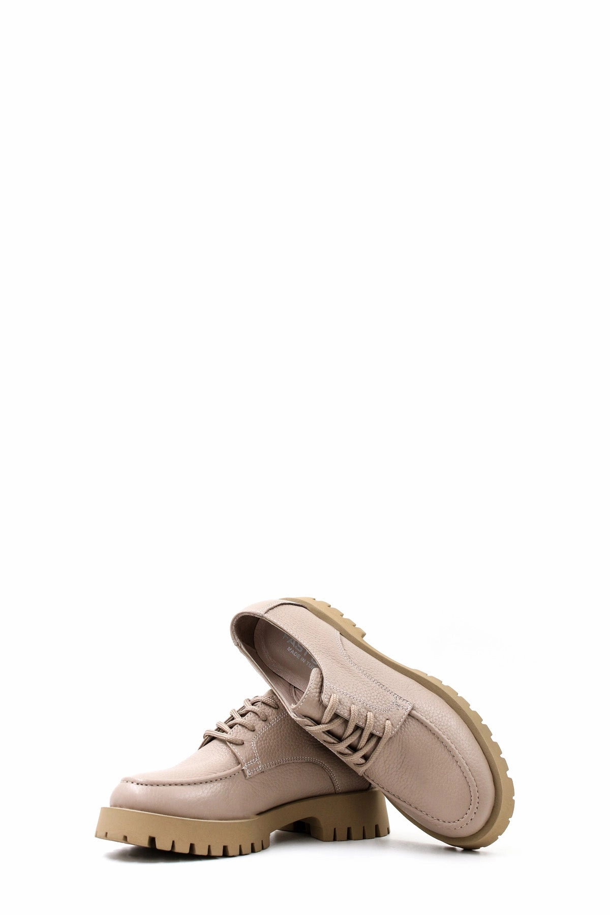 FST Genuine Leather Women's Casual Shoes 581ZA2841 Mink - Delray Beach Jordan Nu Retro Low Casual Shoes