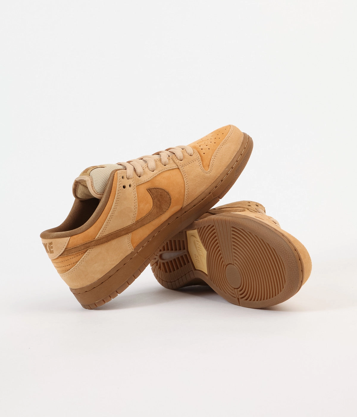 Nike SB Dunk Low Shoes - Dune / Twig - Wheat - Gum Medium Brown Asics Gel Road Running Shoes