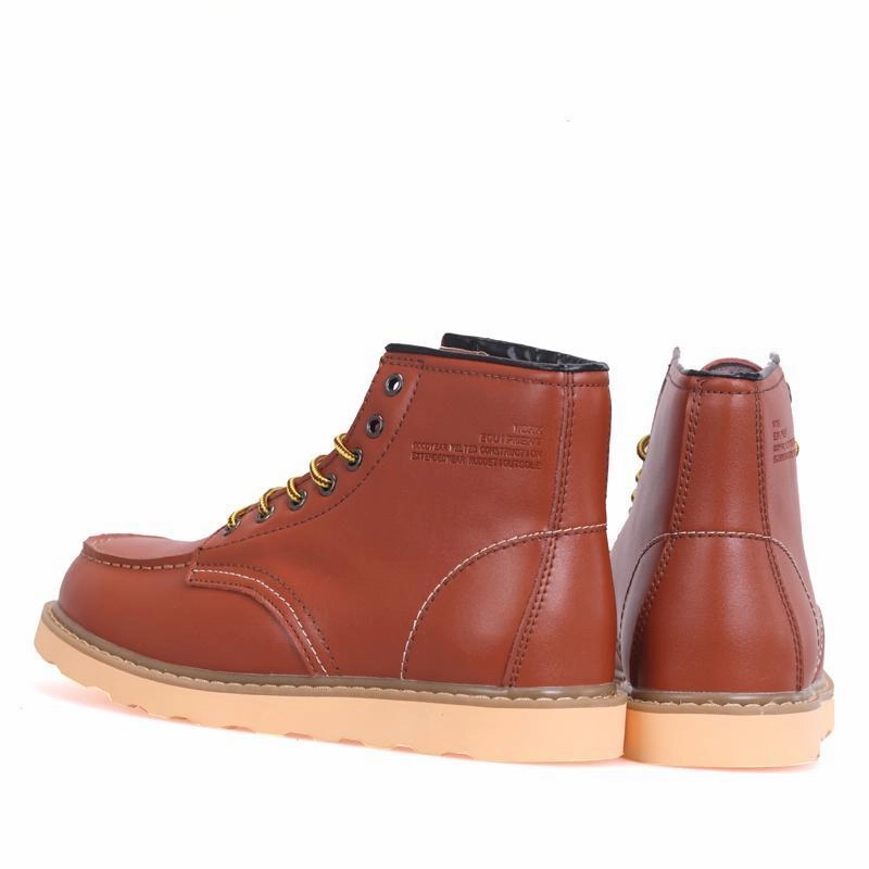 Gym Shoes Flat Sole Waterproof Men's Ankle Boots Winter Keep Warm Boots Fashion Snow Fur Boots Mens Shoes Western Motorcycle Boots