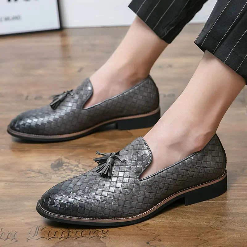 Vegabond Loafers Luxury Italian Style Tassel Leather Loafers