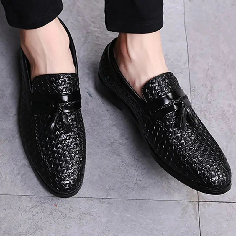 Mia Loafers Luxury Italian Style Tassel Leather Loafers