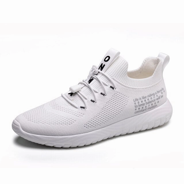 ONEMIX Tennis Shoes For Women Flying Woven Breathable Outdoor Sneakers Flat Pointed Toe Shoes With Ankle Strap