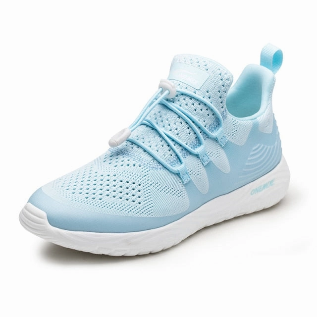 ONEMIX Tennis Shoes For Women Flying Woven Breathable Outdoor Sneakers Cat Flats Shoes