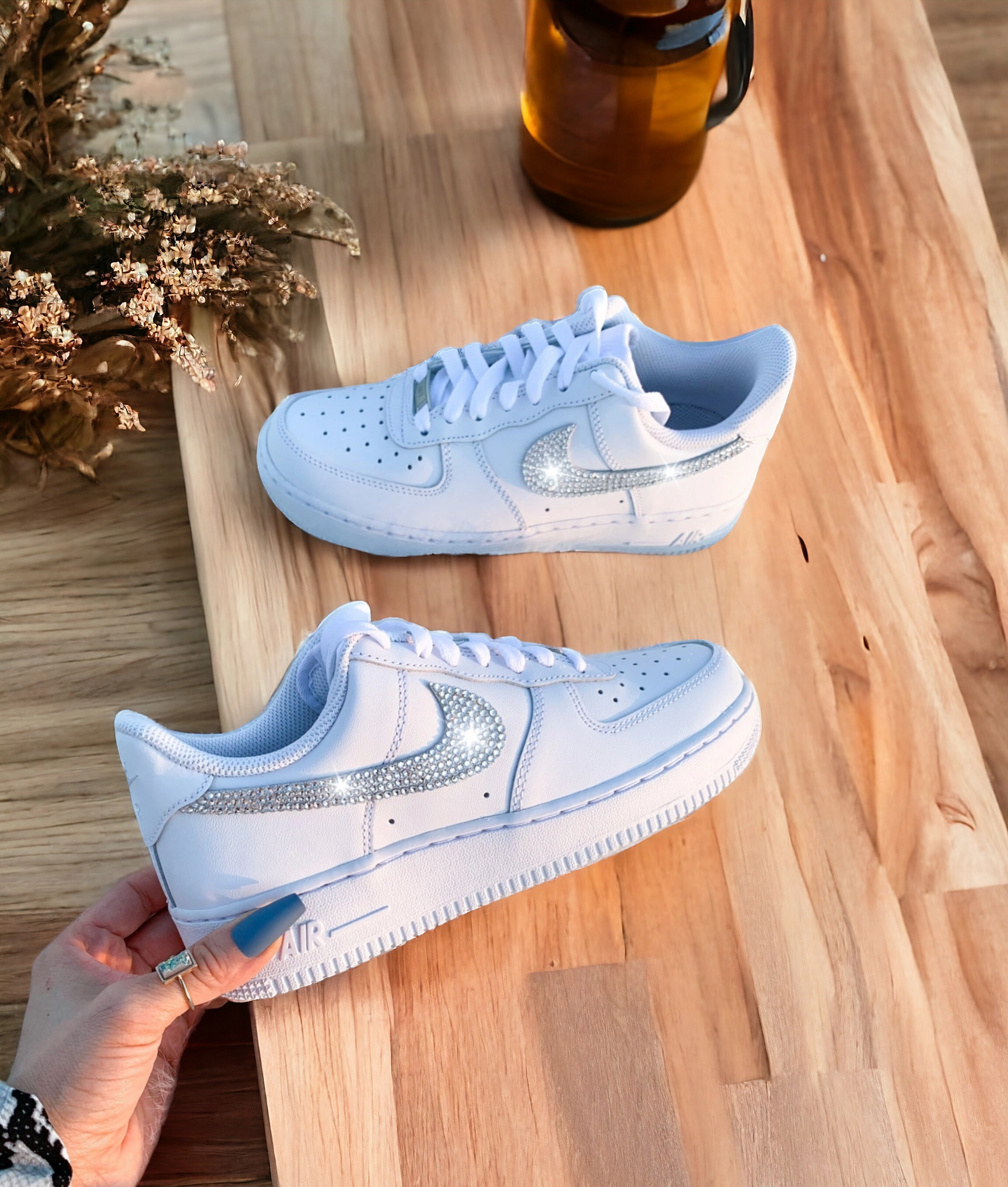 Asics Shoe Laces Length White Swarovski Women's Nike Air Force 1 Shoes