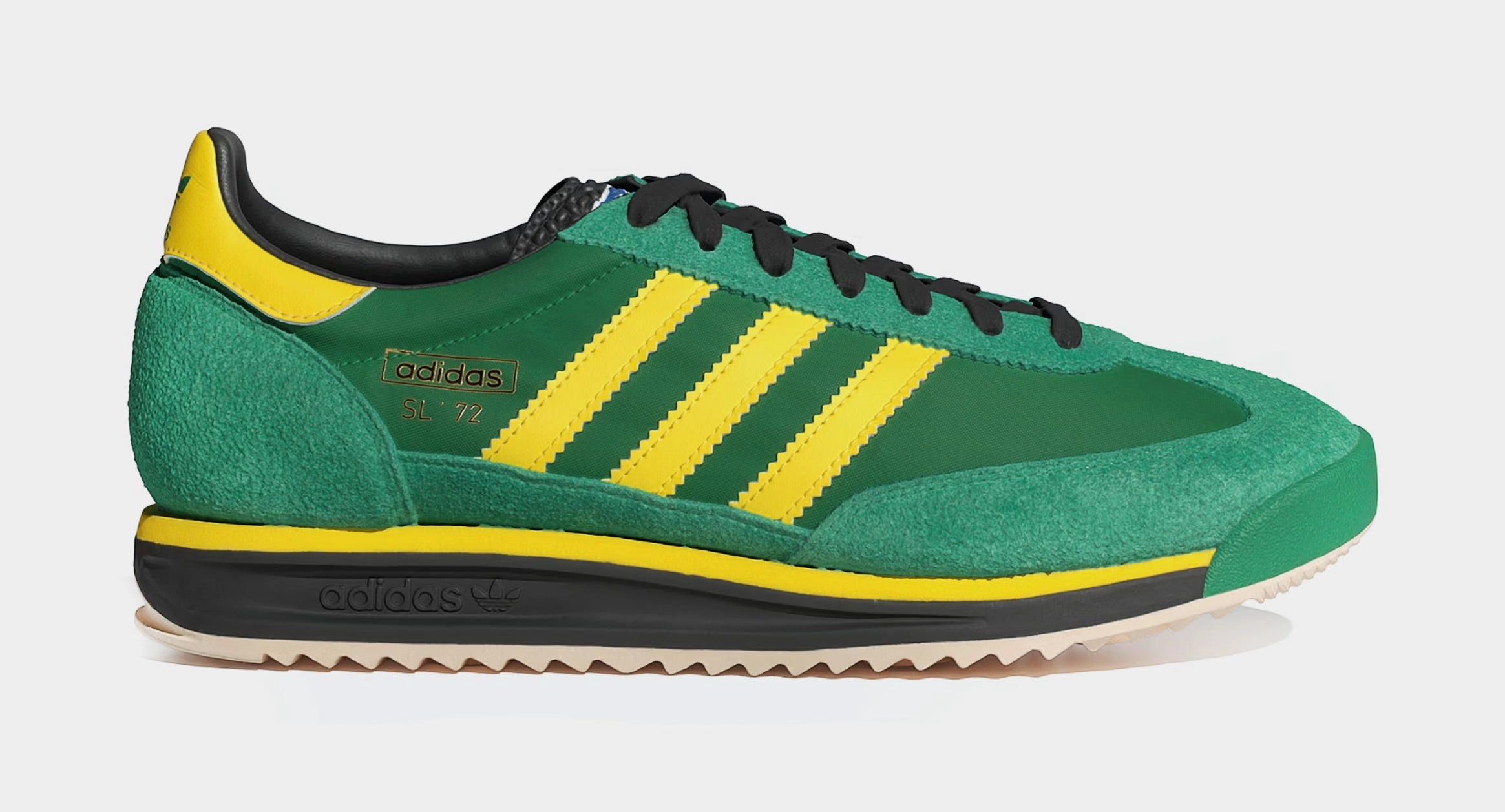 Adidas Shoe Sizing Chart SL 72 Mens Lifestyle Shoes (Green/Yellow/Core Black)