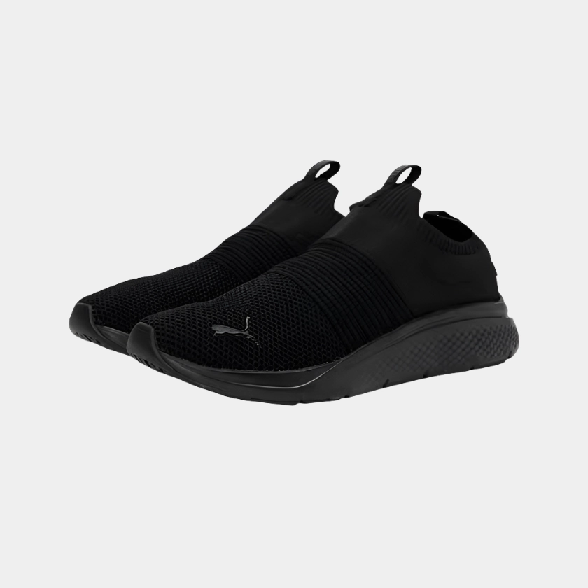 Puma Softride Pro Echo Men's Slip-On Shoes -Black/White Asics Rocket Shoes