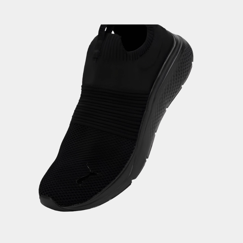 Puma Softride Pro Echo Men's Slip-On Shoes -Black/White Asics Shoes Gel Nyc