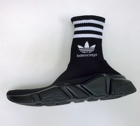 Balenciaga x Adidas Speed Light Logo-Jacquard Socks Slip on Stretch Sneakers Youth Adidas Wrestling Shoes
