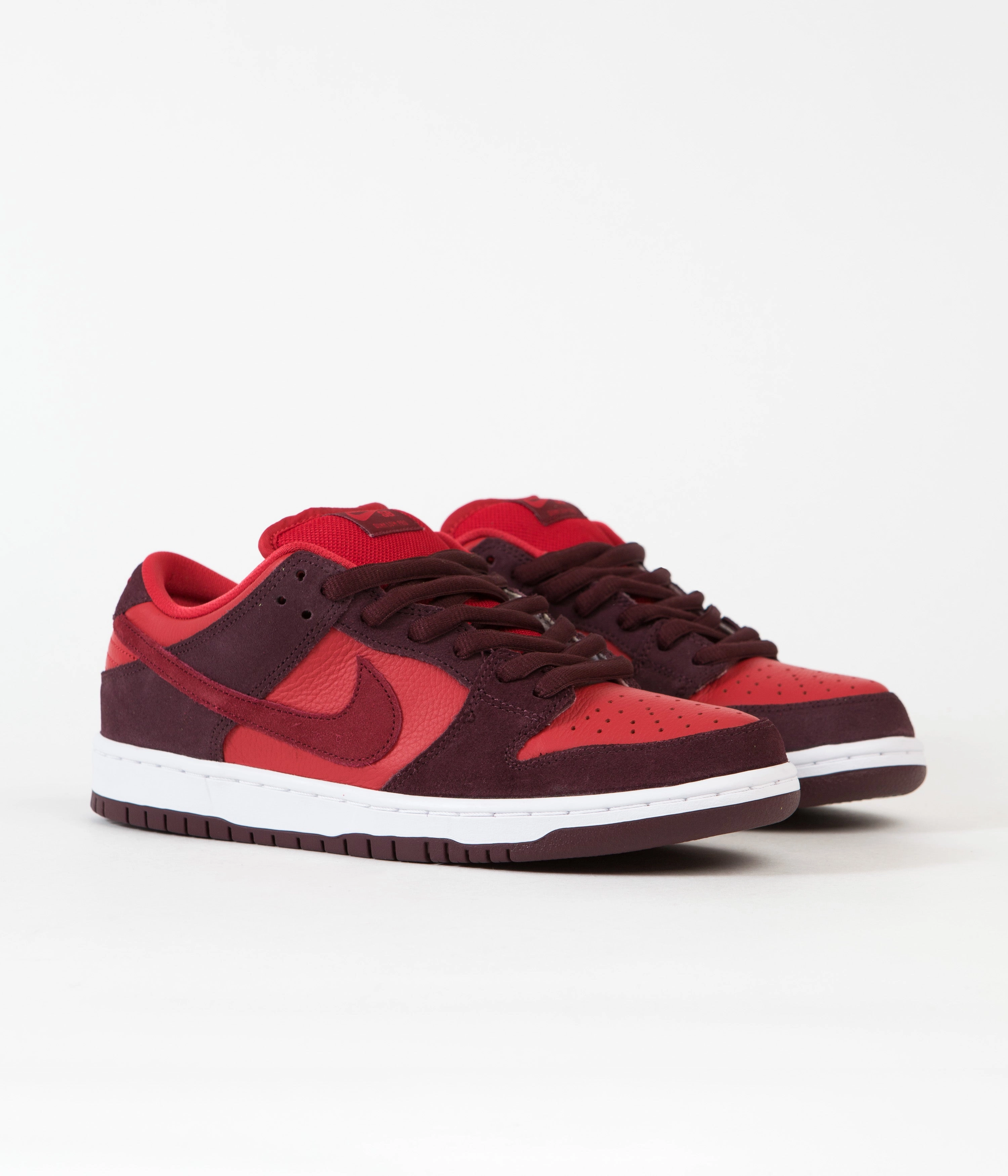 Nike SB Dunk Low Pro Cherry Shoes - Burgundy Crush / Team Red - University Red Asics Gel Quickwalk 3 Walking Shoe