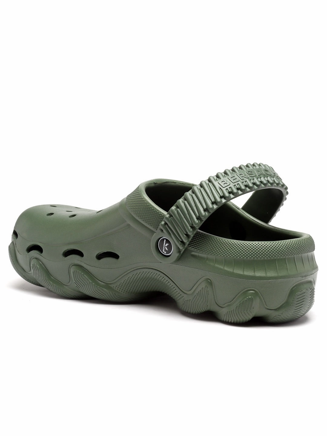 Safest Slippers For Elderly Bersache Extra Soft Classic Casual with  Regular wear with Ultra Soft & Flexibility Technology Clog's for Men's & Boy's (6088-Green)