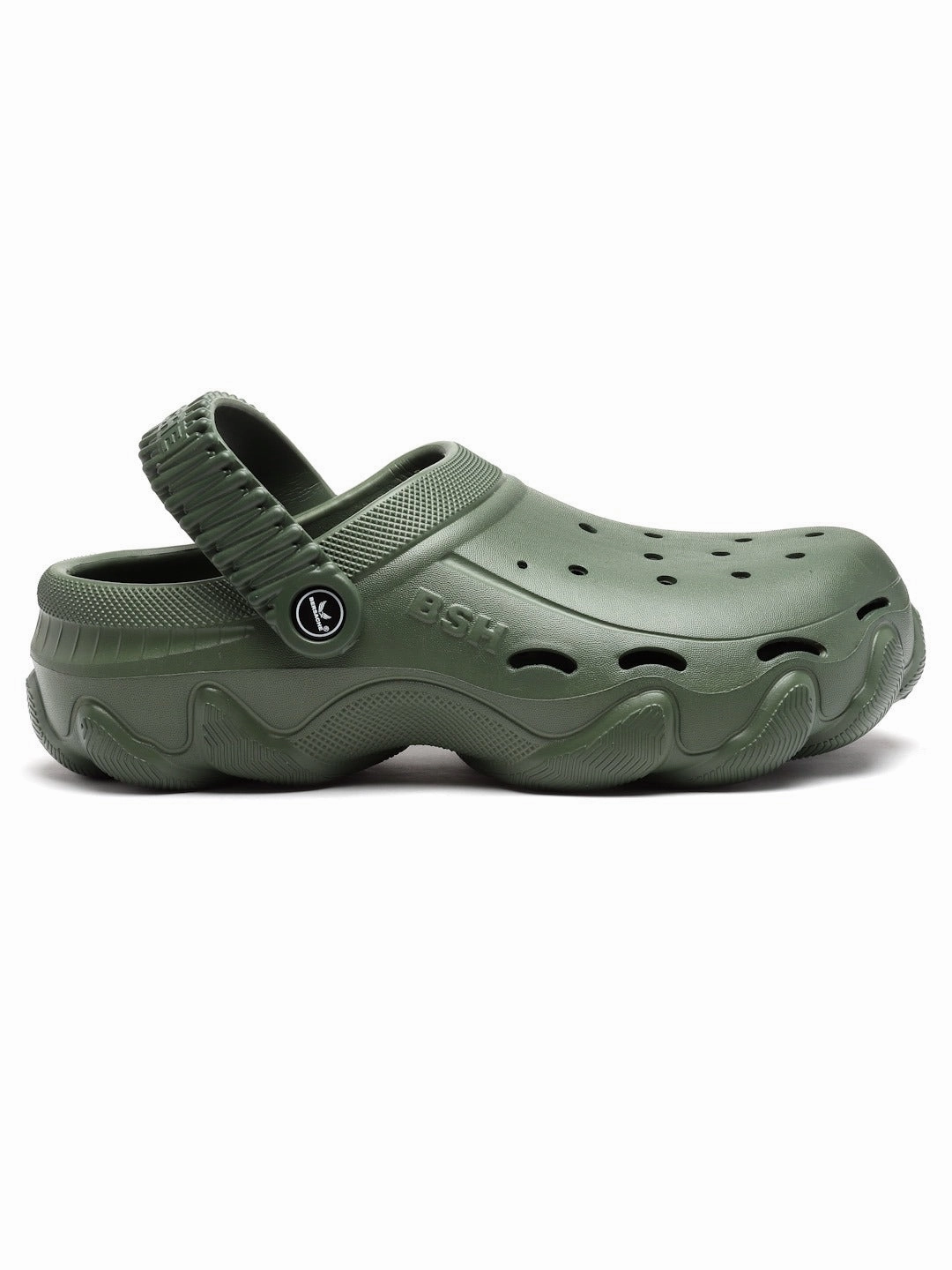 Bersache Extra Soft Classic Casual with  Regular wear with Ultra Soft & Flexibility Technology Clog's for Men's & Boy's (6088-Green) Crox Slippers