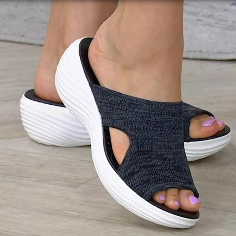 Women Casual Orthopedic Stretch Sandals Parachute Home Classic Turkish Cotton Slippers