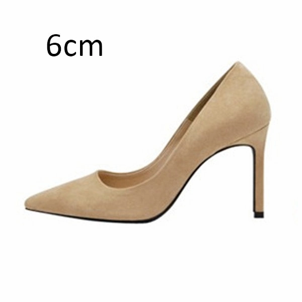 Hey Dude Wally Casual Shoe Women Pumps High Heels Shoes Pointed Toe Brand Woman Wedding Shoes Spring Summer Thin Heels Office Lady Dress Shoes Plus Size