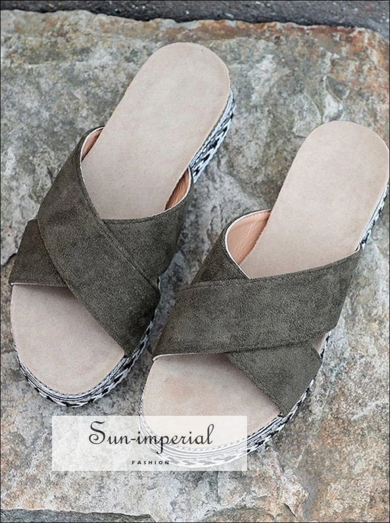 Slim Flatform Loop Flip Flops Women Red Summer Open Toe Platform Casual Slippers Ladies Outdoor Flip Flops X Shape