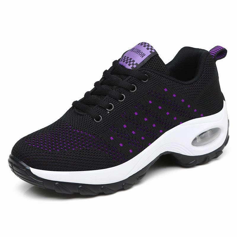 Brand Sneakers Women's air cushion mesh sneakers running shoes outdoor casual walking shoes