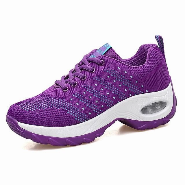Women's air cushion mesh sneakers running shoes outdoor casual walking shoes Custom Sneakers Online