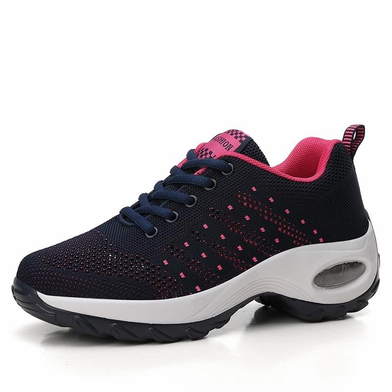 Women's air cushion mesh sneakers running shoes outdoor casual walking shoes Sneakers Print Animal