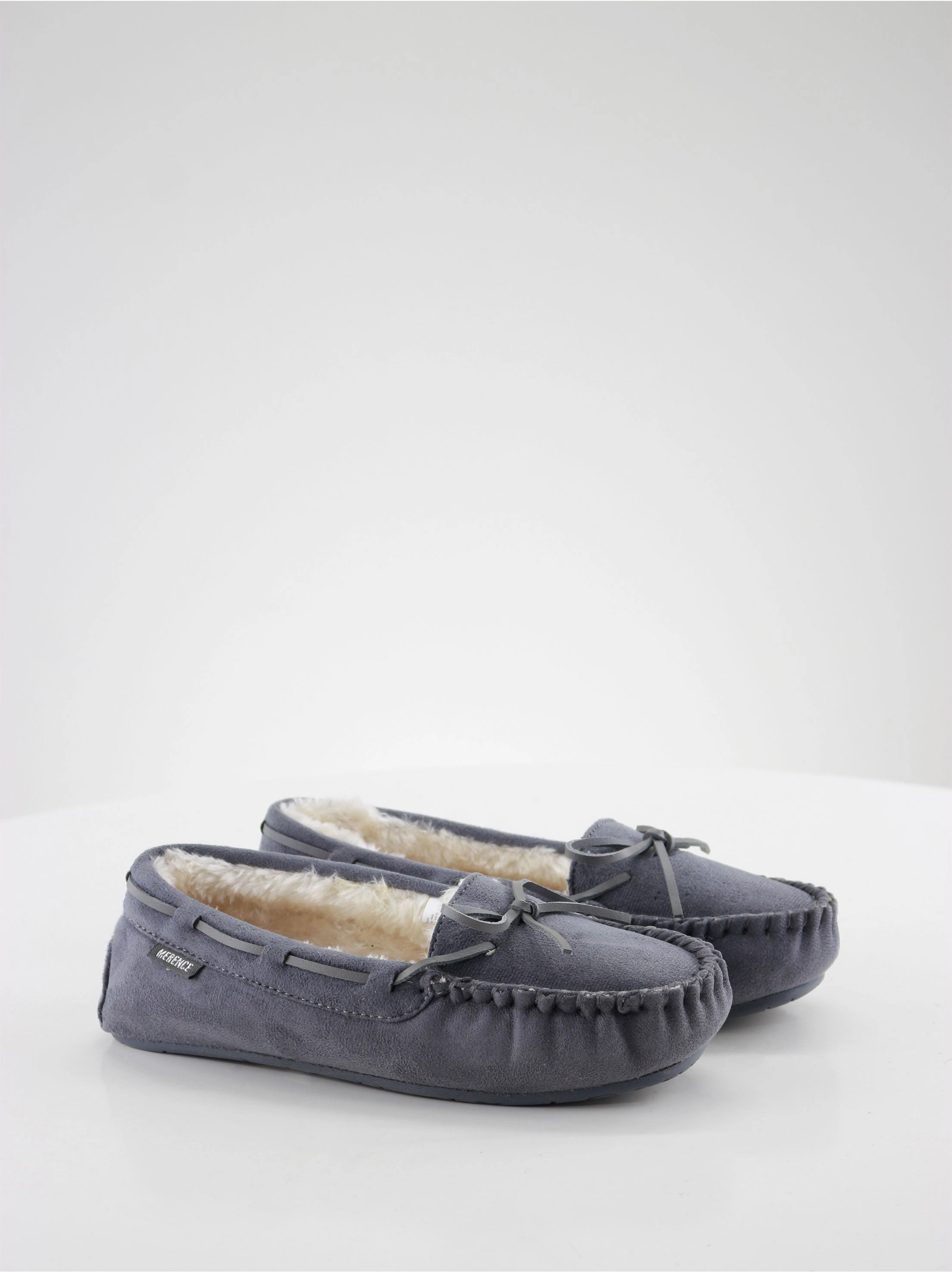 Women's Faux Fur InSide Suede Slippers,Dark Grey Snoop Dogg Slippers