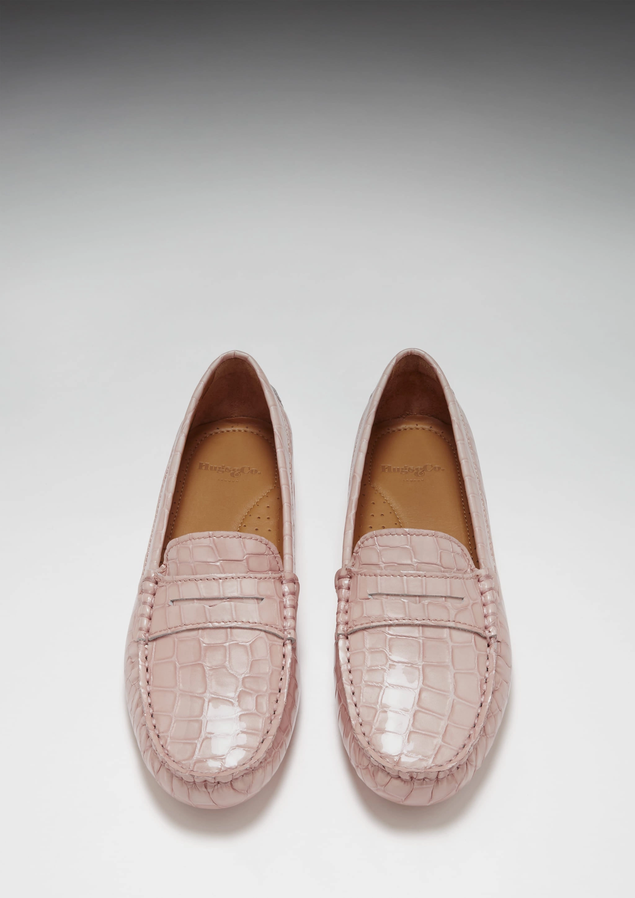 Women's Penny Driving Loafers, powder pink print patent leather Sanuk Loafers