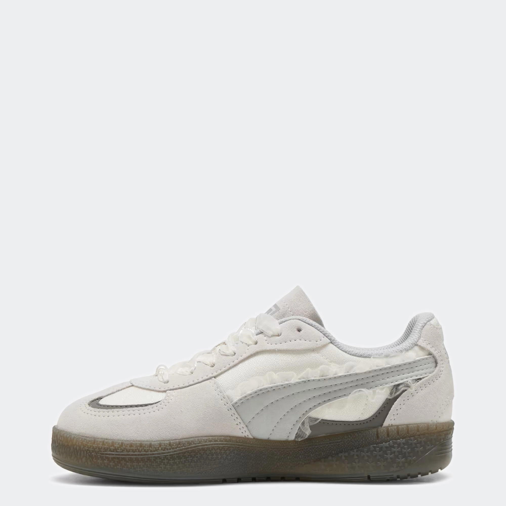 Puma Basketball Shoes Clyde Women's PUMA Palermo Moda Glam Athletics Feather Gray
