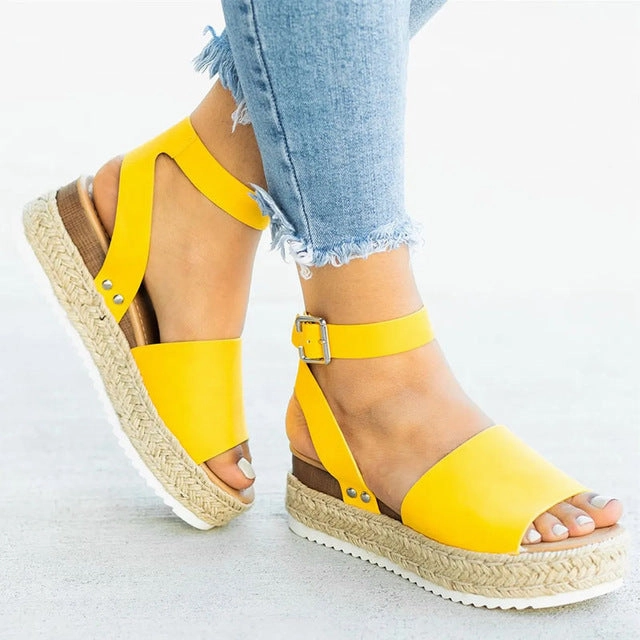 Platform Heel Sandals Women Sandals Plus Size Wedges Shoes For Women High Heels Sandals Summer Shoes 2019 Flip Flop Chaussures Femme Platform Sandals