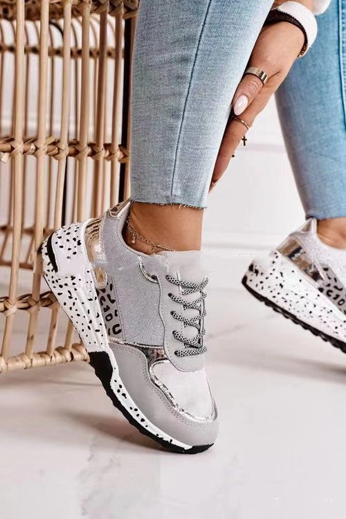 608 Sneakers Women Sneakers Lace-Up Platform Sports Shoes