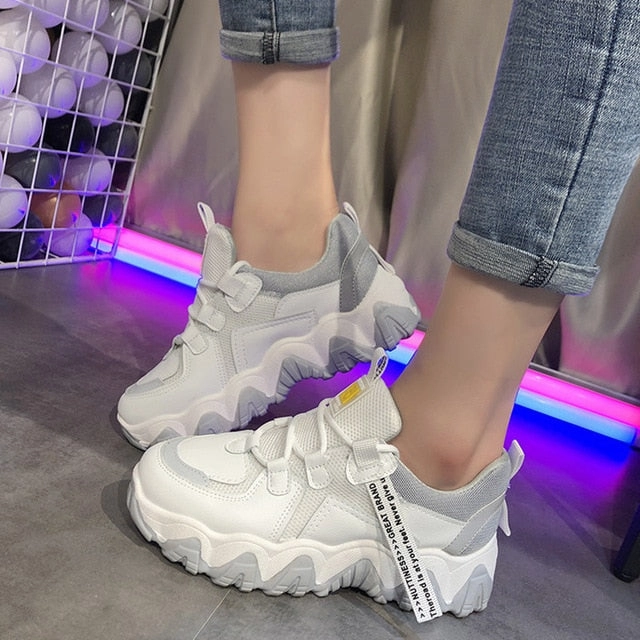 Women Vulcanize Shoes Women Sneakers Chunky Sneakers Platform Sneakers Casual Shoes Women Shoes Casual Sneakers Tenis Feminino Coaches Sneakers