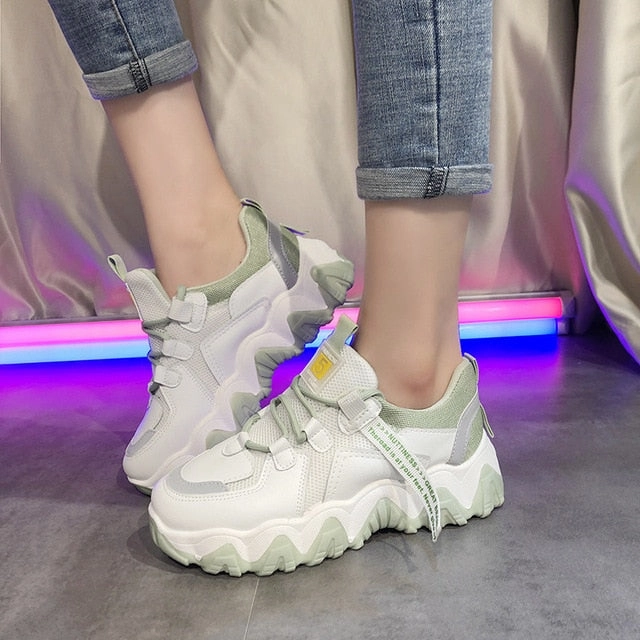 Sneakers Cafe Women Vulcanize Shoes Women Sneakers Chunky Sneakers Platform Sneakers Casual Shoes Women Shoes Casual Sneakers Tenis Feminino