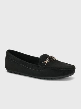 Calf Pain After Wearing Flat Shoes Womens "VIRAZ" Buckled Casual Moccasins