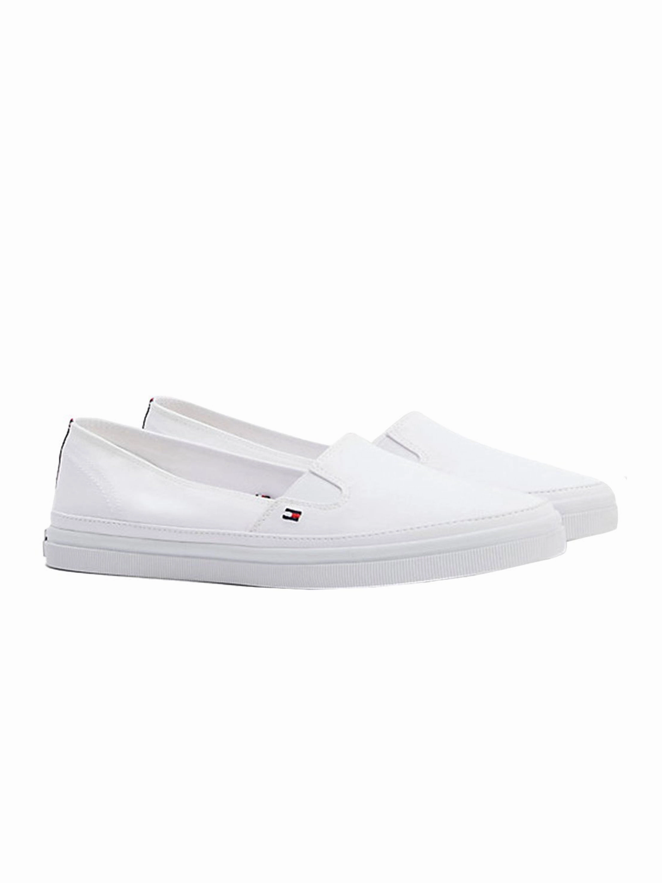 Women's Essential Kesha Slip-on Shoes,White Best Flat Shoes For Flat Feet
