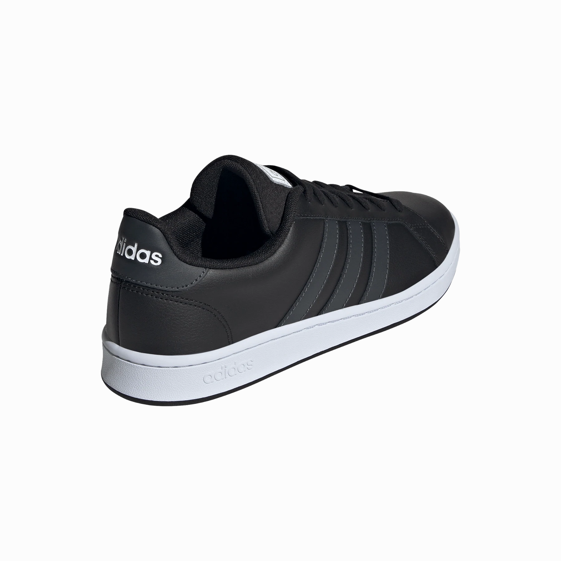 Adidas Unisex Grand Court Black / Carbon / MaGold (GY3623) - GY - R2L13 Adidas Intelligent Shoe